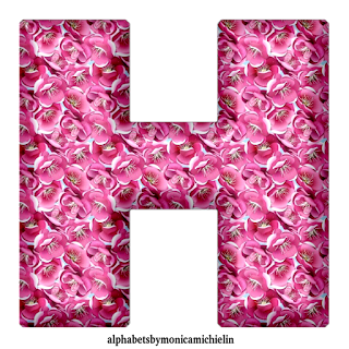 Monica Michielin Alphabets: FLORAL ALPHABET, ALFABETO FLORAL PNG, # ...