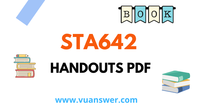 STA642 Probability Distribution PDF