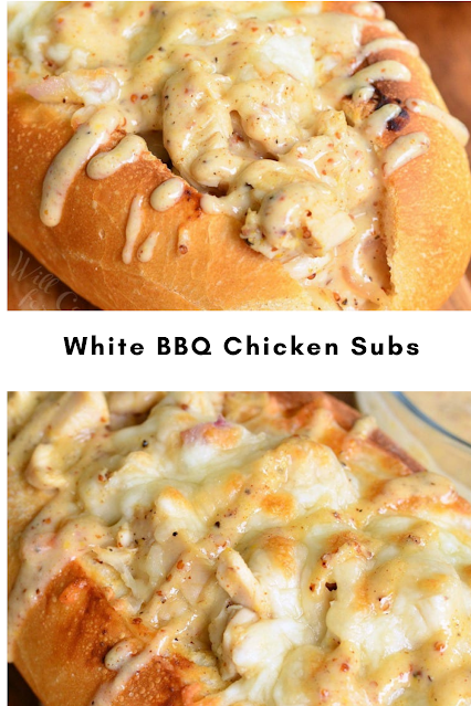 White BBQ Chicken Subs