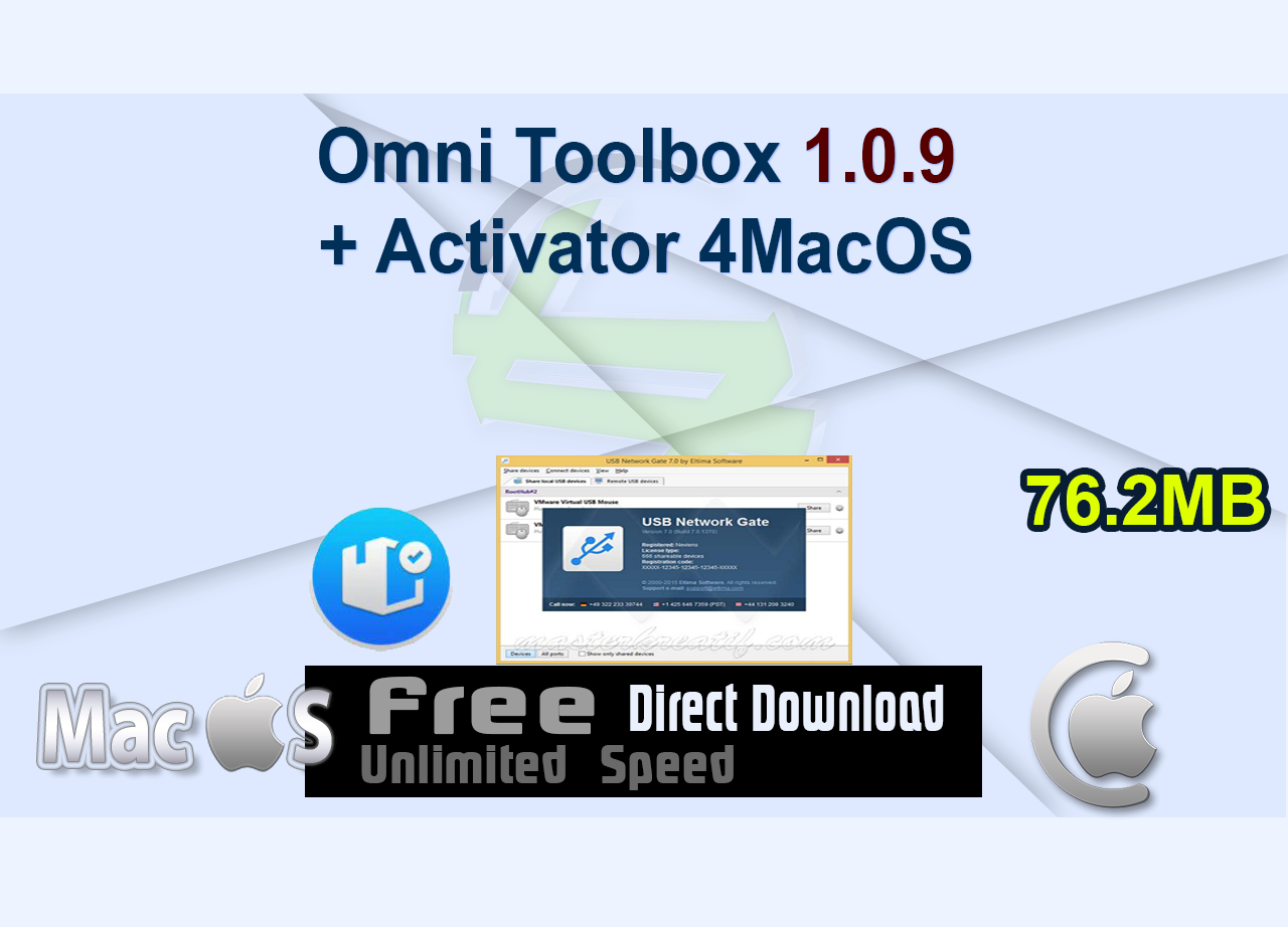 Omni Toolbox 1.0.9 + Activator 4MacOS