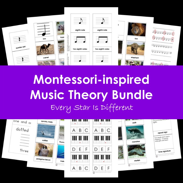 Music theory printable pack