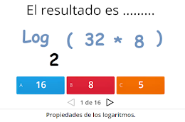 Logaritmos. Cuestionario