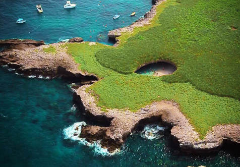 Hidden Beach aerial view shows there is no queationing as regards this beach on the list of the most beautiful beaches in the world.