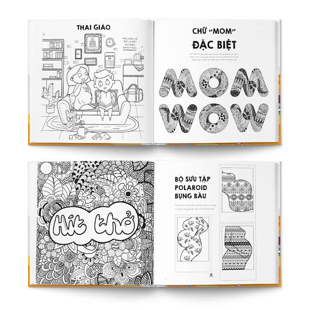 Sách Mẹ Bầu Zui + Hộp Màu: Giải Trí Lồng Ghép Kiến Thức Và Lời Khuyên Mang Thai Bổ Ích