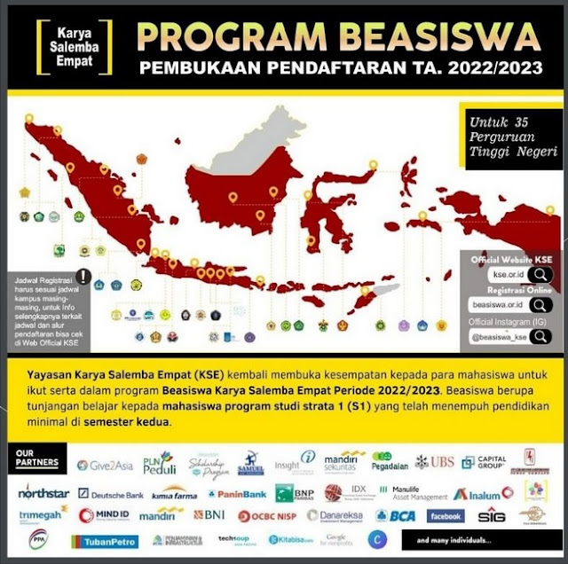 Program Beasiswa KSE Telah Buka Pendaftaran untuk TA 2022/2023, Yuk Buruan Apply