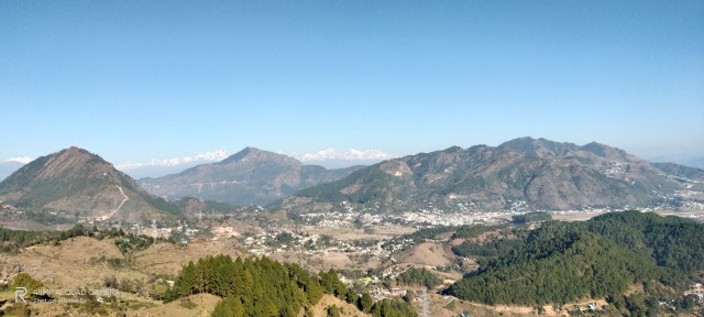 View of Mountain Ranges from Chandak