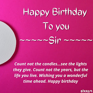 Happy Birthday Sir Images with Wishes and quotes free download
