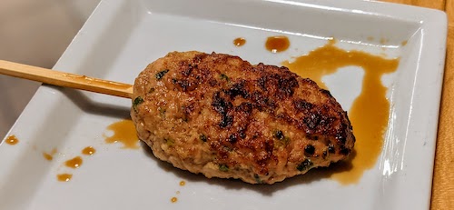 Tsukune - Ground jidori chicken meatball yakitori