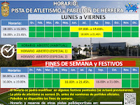 Horario de instalaciones: