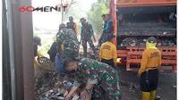 Karya Nyata Satgas Sektor 22 Sub 06, Mengumpulkan Antar Dinas Pada Pembersihan di Gempolsari