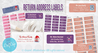 Valentine's Day Return Address Labels