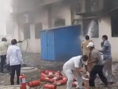 महाराष्ट्र के अस्पताल में आग से 10 की मौत