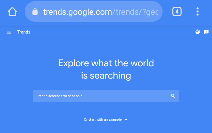 Google trends