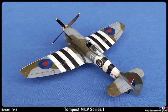 Maquette Tempest Mk. V d'Eduard au 1/48