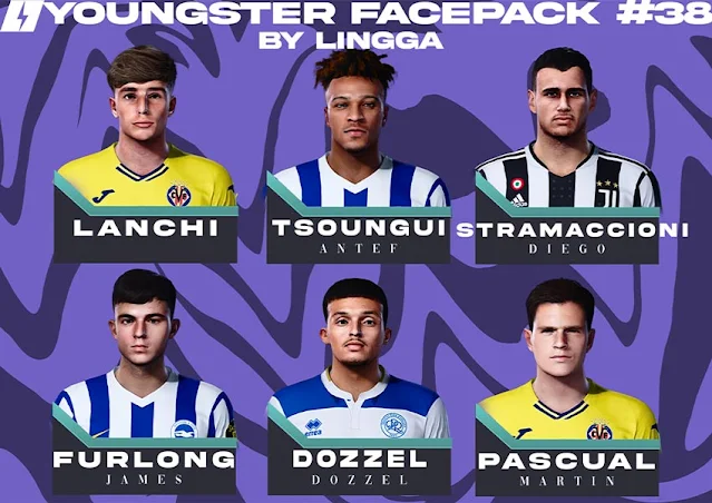 Youngster Facepack V38 For eFootball PES 2021