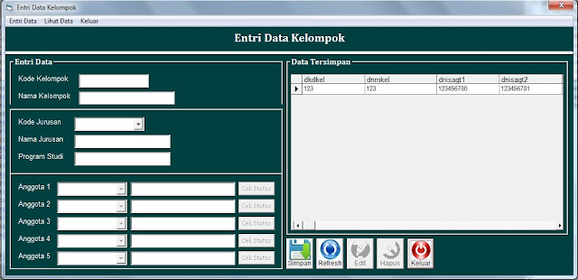 Source Code Pengolahan Data Siswa Magang VB6