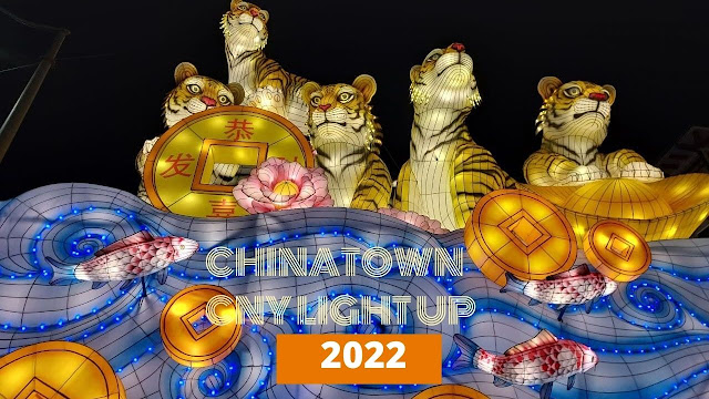 Chinese New Year Light up 2022 - Tigers in Chinatown