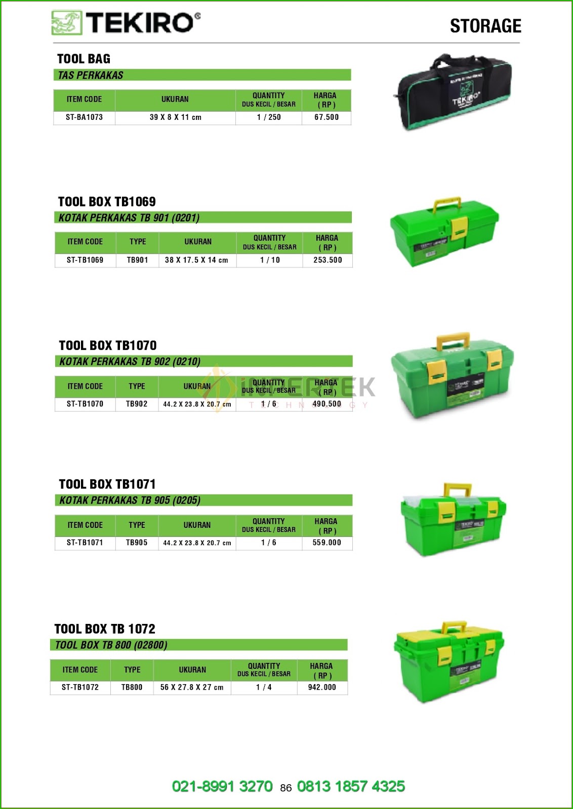 Tool Box dan Cabinet Drawer inpertek