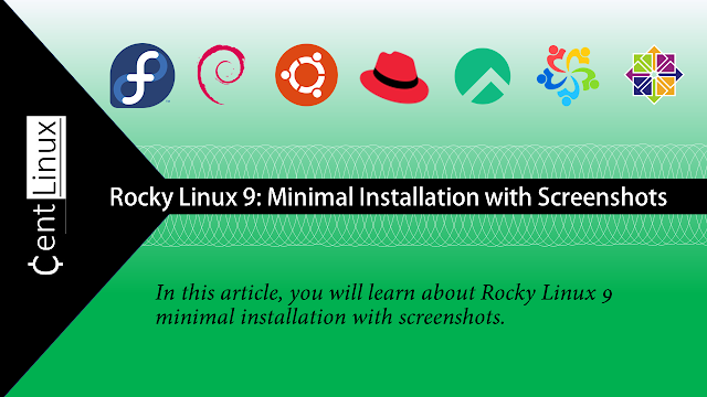 Rocky Linux 9: Minimal Server Installation with Screenshots