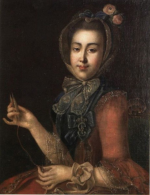Графиня Анна Шереметьева, портрет работы Ивана Аргунова