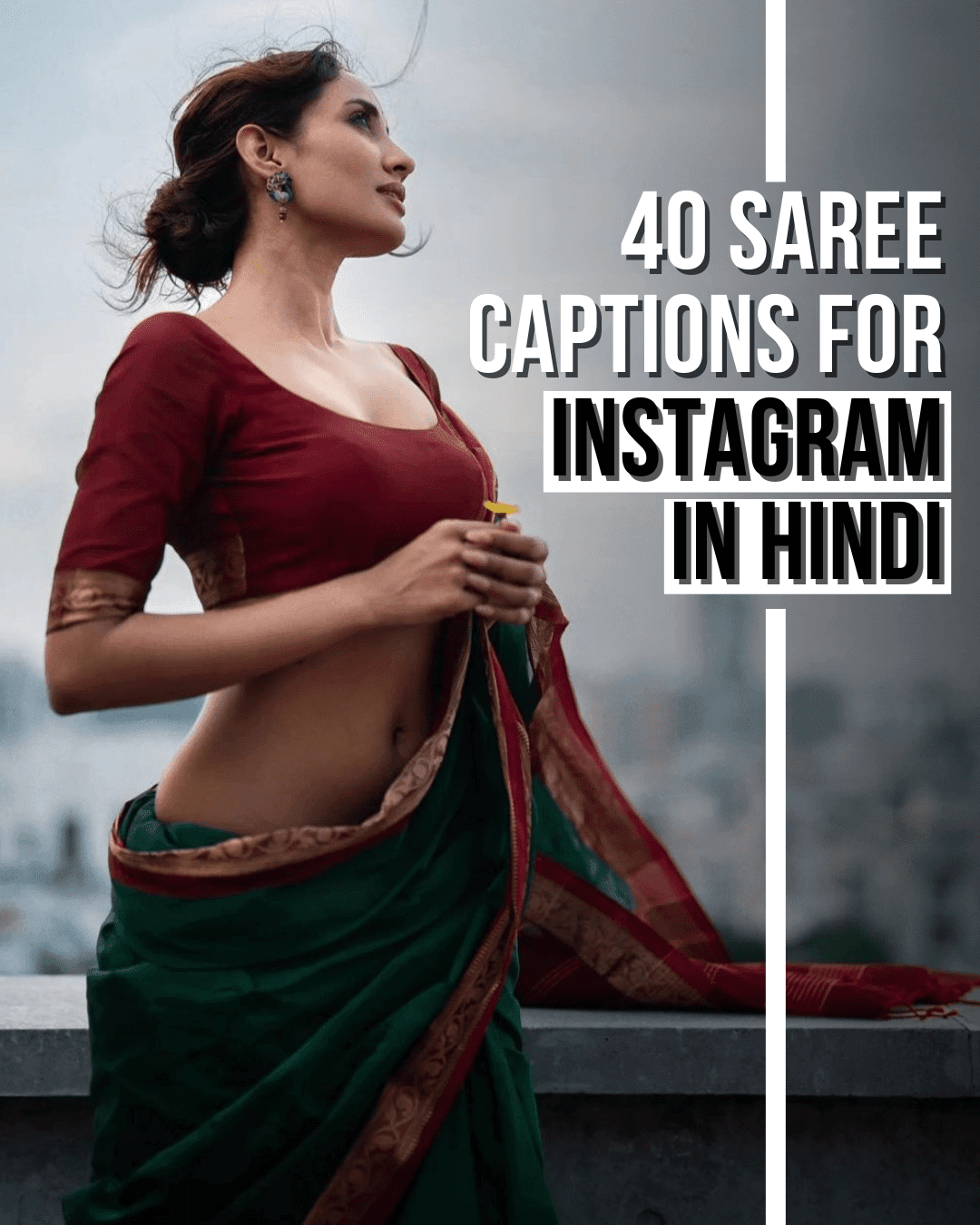 40 Saree Captions for Instagram in Hindi