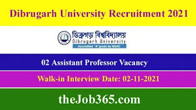 Dibrugarh-University-Recruitment-2021