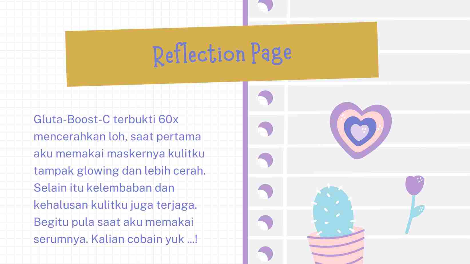 Reflection Page