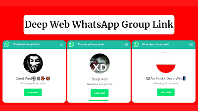 Dark Web WhatsApp Group Links