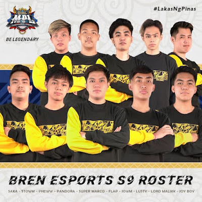 Bren Esports - MPL PH S9 roster