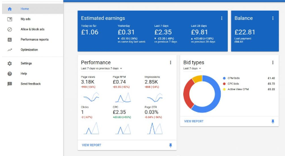 Berepa Penghasilan AdSense Blog?