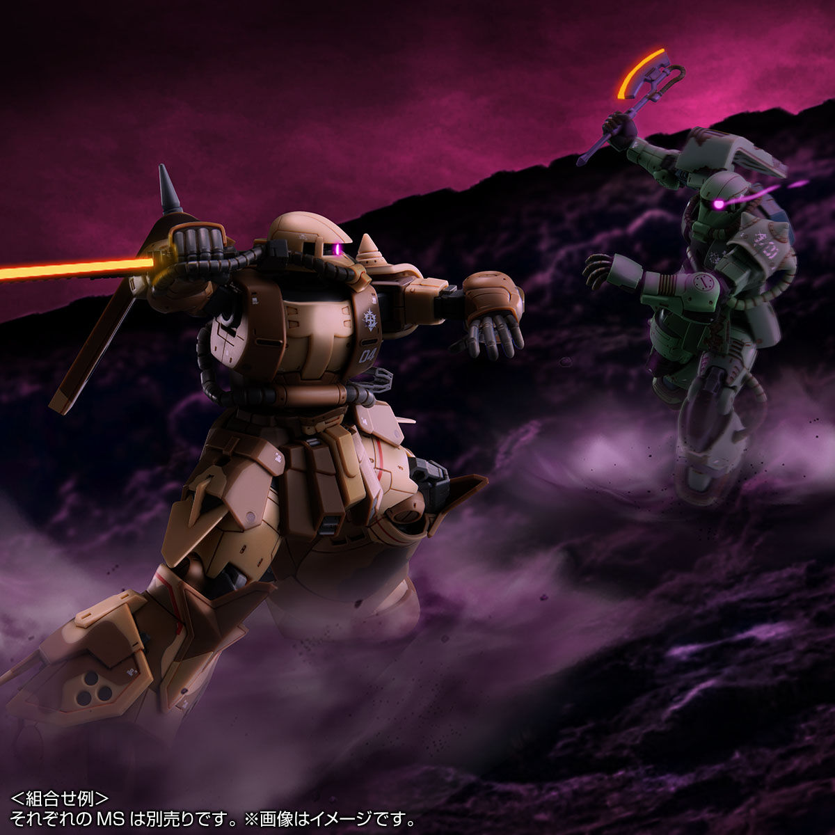 P-BANDAI: HG 1/144 ZAKU HIGH MOBILITY SURFACE TYPE [SELMA LIVENS CUSTOM] - 01