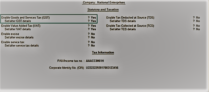 tally gst notes pdf