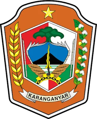 Logo / Lambang Kabupaten Karanganyar - Latar (Background) Putih & Transparent (PNG)