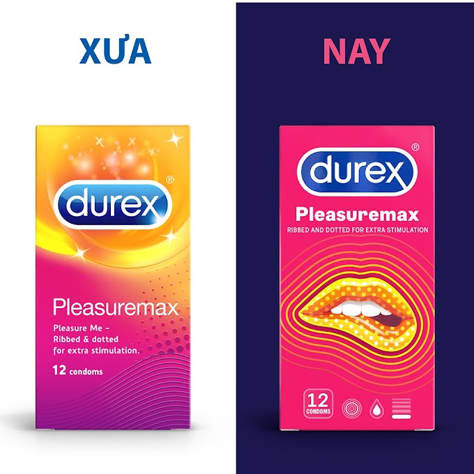 Mall Shop [ durex.officialstore ] Bộ 2 hộp bao cao su Durex Pleasuremax (12 bao/hộp)