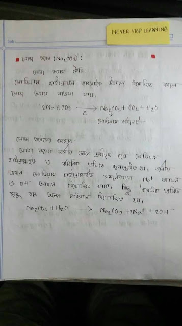 SSC Chemistry Chapter 12 Hand Note