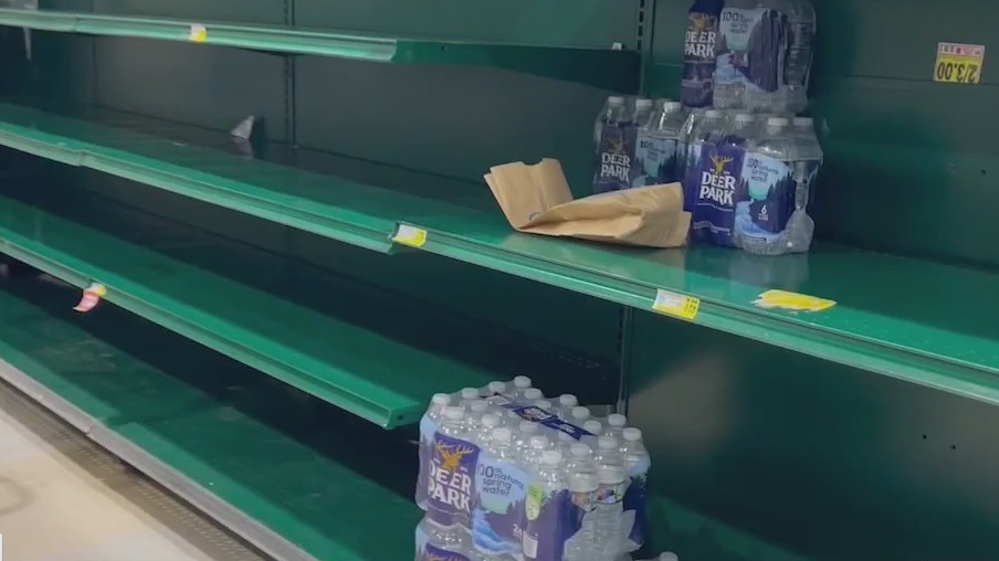 Shoppers Clear Out Milk, Bread From Greensboro-area Grocery Stores.