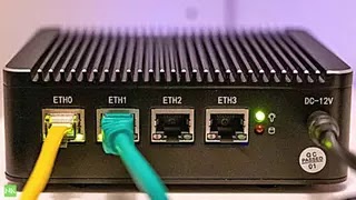 Hunsn 4 Port 2.5GbE I225 Intel J4125 Firewall Box Running