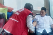 Jelang Puncak Acara Milad 93, Ketua PC Pemuda Muslim Deliserdang Ikuti Donor Darah
