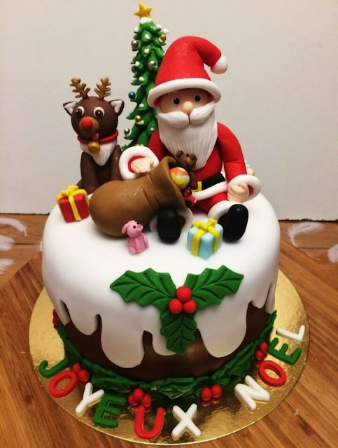 Christmas Birthday Cake