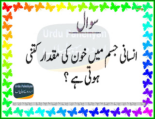 Paheliyan in urdu with Answer Riddles In urdu