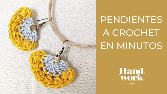 COMO TEJER GRATIS Aretes Fáciles de Tejer a Crochet