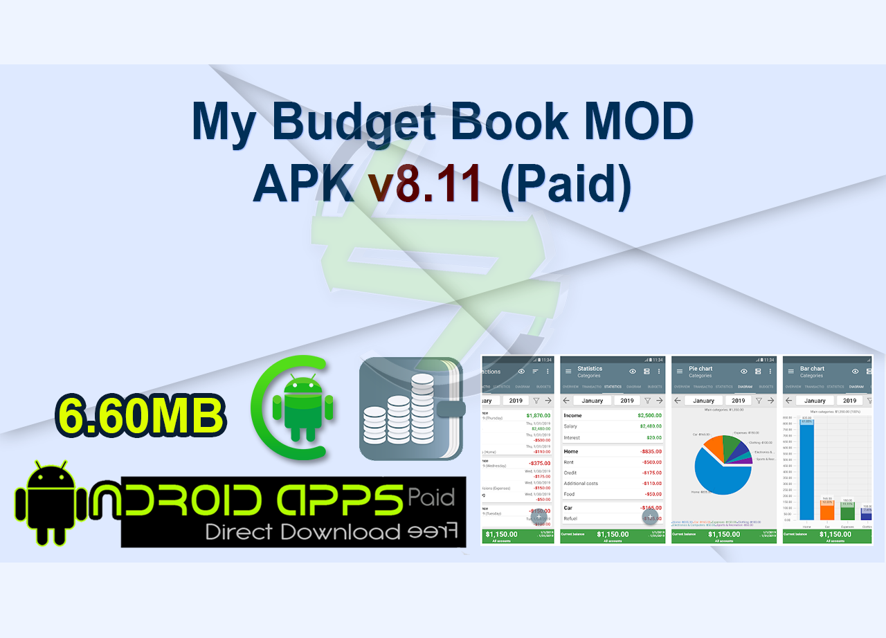 My Budget Book MOD APK v8.11 (Paid)