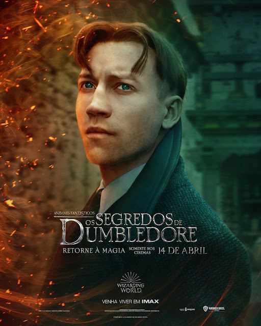 Warner Bros. divulga pôsteres nacionais dos personagens de 'Os Segredos de Dumbledore' | Ordem da Fênix Brasileira