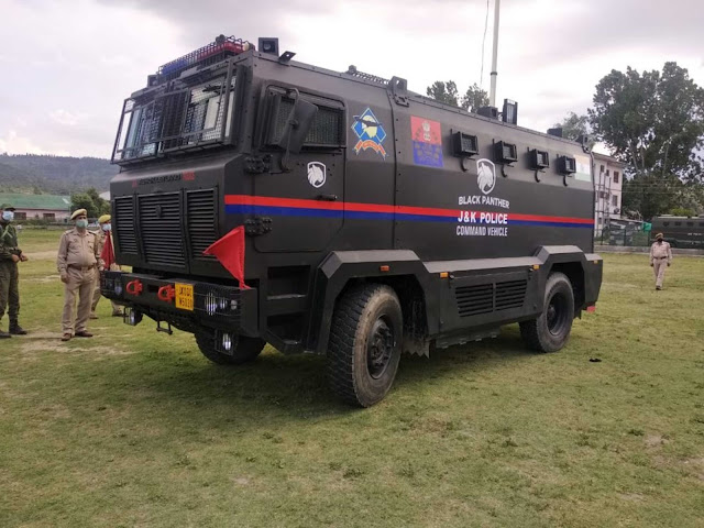 J&K Police Incorporates ‘Black Panther’ Vehicles For Anti-Terror Operations, Surveillance