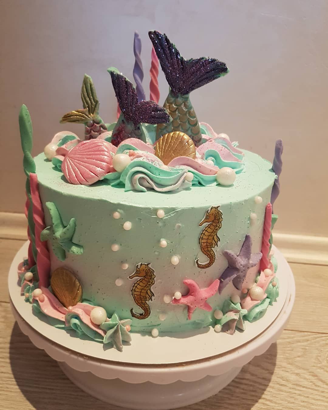 mermaid birthday cakes