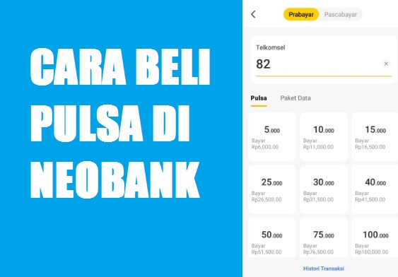 Cara Beli Pulsa Di NeoBank