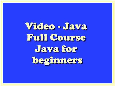 Java Full Course Java for beginners
