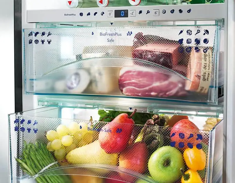 Tủ Lạnh Liebherr được trang bị công nghệ bảo quản thực phẩm BioFresh-Plus