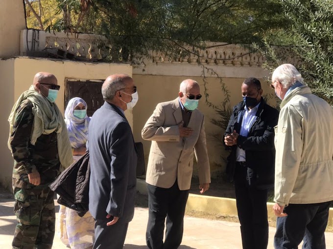 En un almuerzo, De Mistura recibe al presidente del Parlamento Saharaui y los ministros de Interior y Territorios Ocupados y Diáspora.