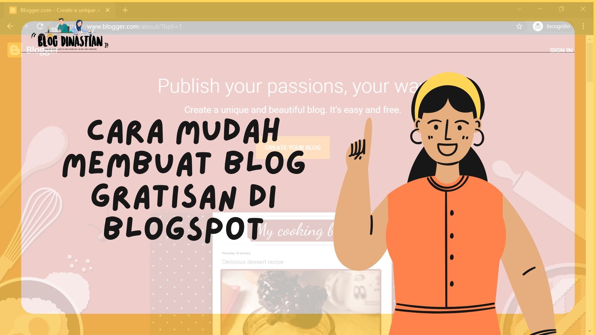 Cara Mudah Membuat Blog Gratisan di Blogspot